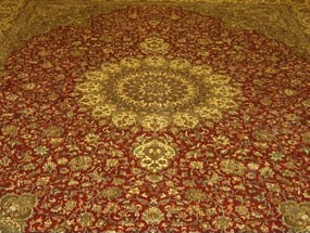 hand knotted silk Rugs